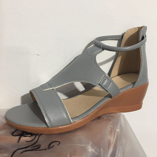 Damen Wedge-Sandalen mit elegantem Schnitt und verstellbarem Riemendesign R&B