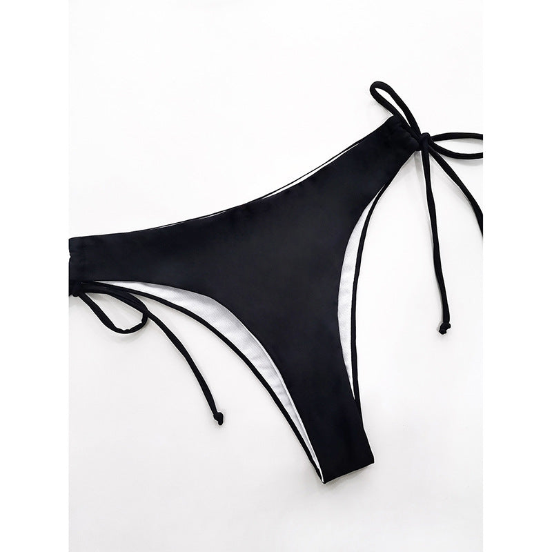 Damen Triangel-Bikini mit hohem Komfort und verspielten Bindebändern R&B