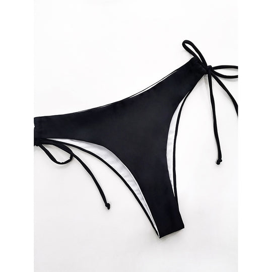 Damen Triangel-Bikini mit hohem Komfort und verspielten Bindebändern R&B