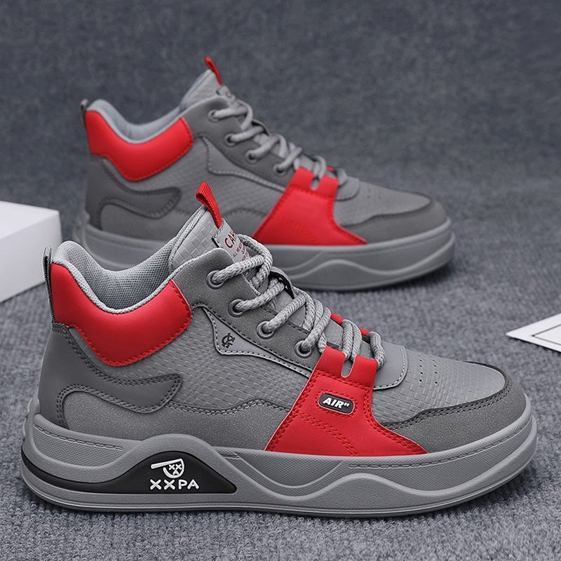 Damen Sportliche High-Top Sneakers mit stoßdämpfender Sohle und atmungsaktivem Obermaterial R&B