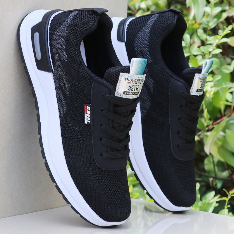 Damen Atmungsaktive Laufsneaker mit flexiblem Mesh-Obermaterial und dämpfender Sohle R&B