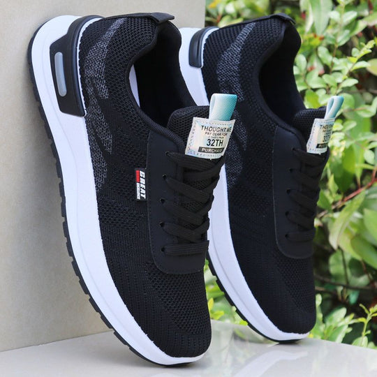 Damen Atmungsaktive Laufsneaker mit flexiblem Mesh-Obermaterial und dämpfender Sohle R&B