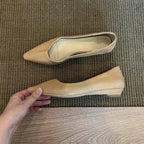 Damen elegante Ballerinas mit klassischem spitzen Design und bequemer Innensohle R&B