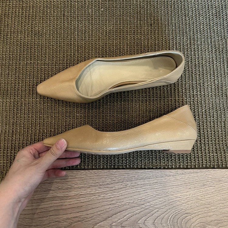 Damen elegante Ballerinas mit klassischem spitzen Design und bequemer Innensohle R&B