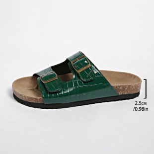 Damen Clogs mit verstellbaren Doppelschnallen R&B