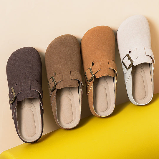 Damen Komfortable Clogs mit verstellbarem Riemen und anatomischer Fußbettgestaltung R&B