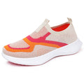 Damen Komfortable Slip-On Sport Sneakers mit elastischem Obermaterial R&B
