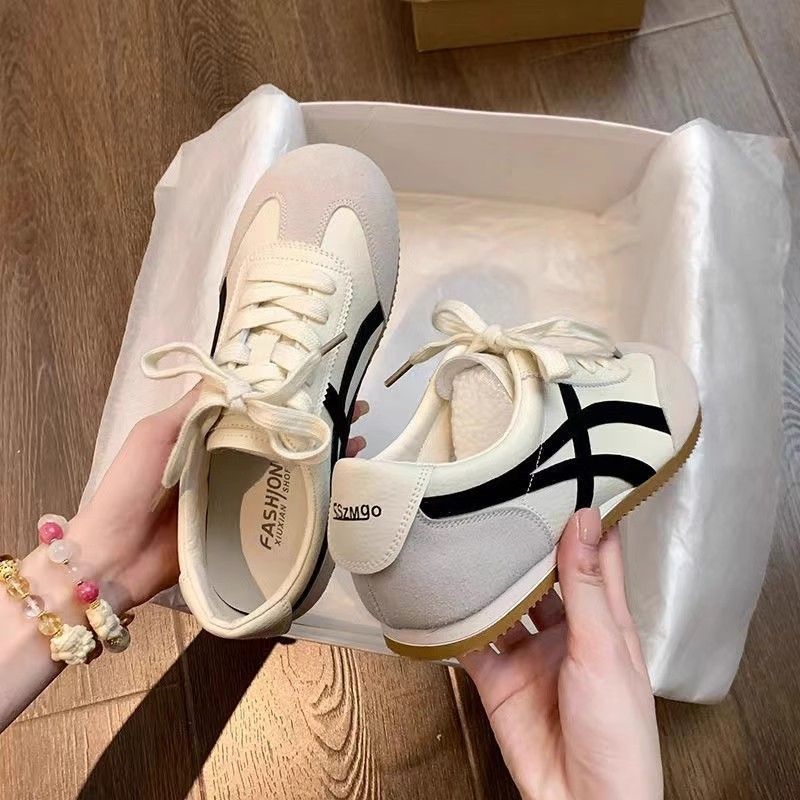 Damen komfortable Sneakers im Retro-Style mit atmungsaktiven Obermaterialien R&B