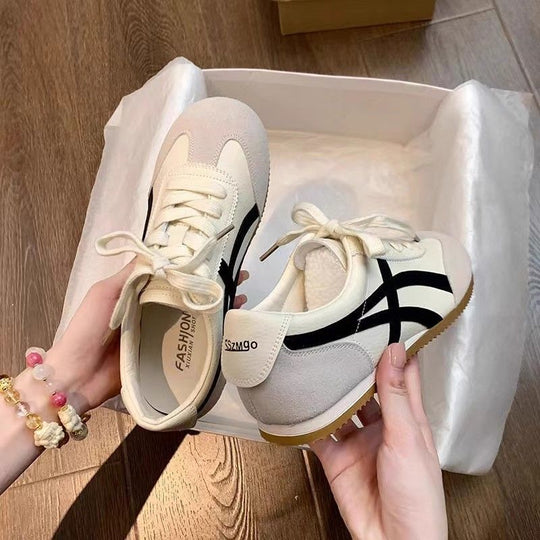 Damen komfortable Sneakers im Retro-Style mit atmungsaktiven Obermaterialien R&B
