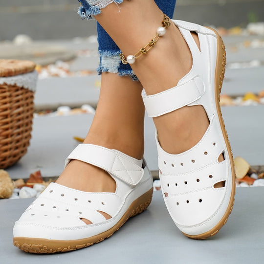 Damen Freizeit-Sandalen mit verstellbarem Klettverschluss R&B