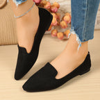 Damen spitz zulaufende Ballerinas mit elegantem Design R&B
