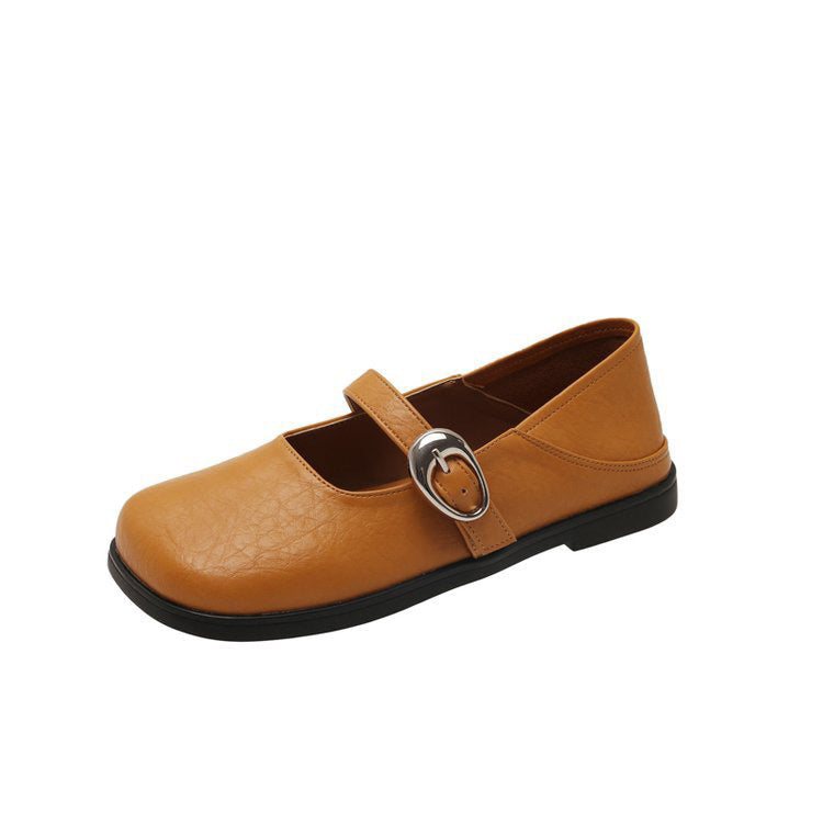 Damen Ballerinas mit modischer Schnallen-Applikation und bequemem Fußbett R&B