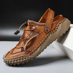 Herren Atmungsaktive Outdoor-Sandalen mit rutschfester Sohle und elastischem Verschlusssystem R&B
