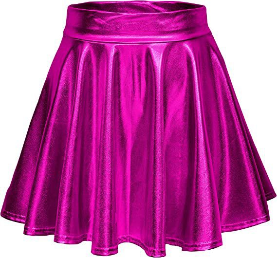 Damen Glänzender Etuikleid mit Weitem Saum R&B