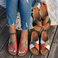 Damen Sandalen mit dekorativem Riemendesign und anatomischer Fußbettung R&B