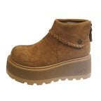 Damen Plattformstiefeletten mit hochgezogenem Schaft von R&B