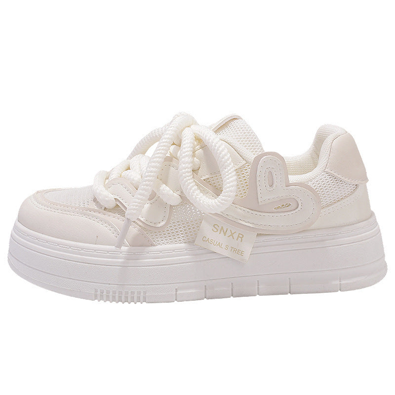Damen Luftpump-Sneaker mit dämpfender Sohle und atmungsaktivem Obermaterial