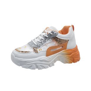 Damen Chunky Sneakers mit Glitzerdetails und ergonomischer Sohle R&B