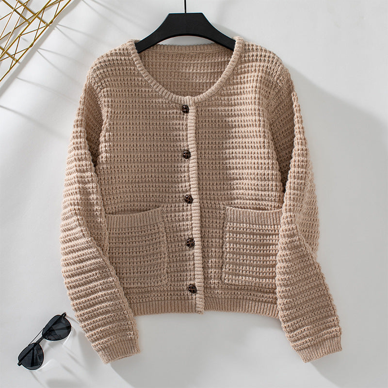 Damen Strickjacke mit Taschen R&B