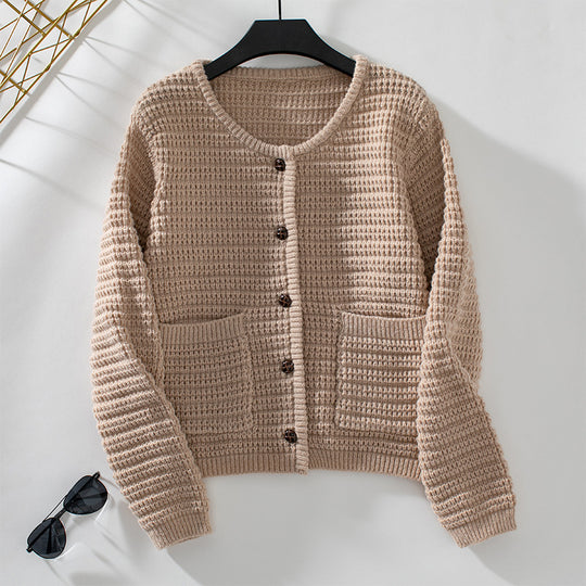 Damen Strickjacke mit Taschen R&B