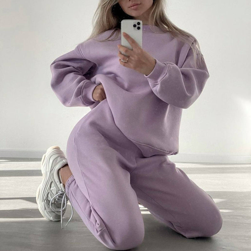 Damen bequemer und trendiger Sweatanzug R&B