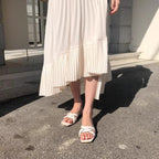 Damen Komfortable Badesandalen mit geflochtenem Riemendesign R&B