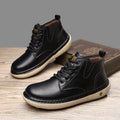 Herren Robuste Schnürboots aus hochwertigem Leder