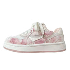 Damen Sportliche Sneakers mit floralem Muster und atmungsaktiver Struktur