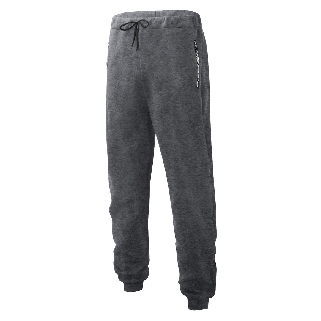 Herren Sportliche Jogginghose mit elastischem Bund und seitlichen Reißverschlusstaschen R&B