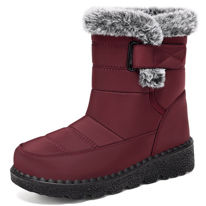 Damen Kuschelige Winterstiefel mit Futter und rutschfester Sohle R&B