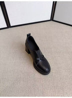 Damen elegante Halbschuhe mit praktischem Schlupfdesign und dekorativem Schleifenakzent R&B