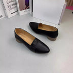 Damen elegante Slipper mit mittelhohem Absatz