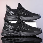 Damen Atmungsaktive Sport-Sneaker mit flexiblem Mesh-Obermaterial und rutschfester Sohle R&B