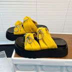 Damen Modische Plateauschuhe mit festlichem Schmuck R&B
