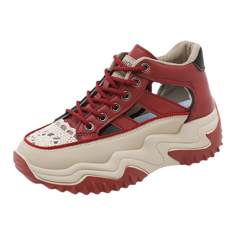 Damen modische Sneakers mit strukturiertem Obermaterial und hohem Tragekomfort R&B