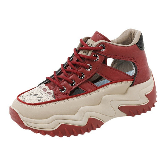 Damen modische Sneakers mit strukturiertem Obermaterial und hohem Tragekomfort R&B