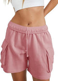 Damen lässige Freizeithose mit komfortablem Gummibund und praktischen Seitentaschen R&B