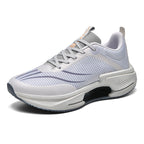 Damen sportliche Leichtathletik-Sneaker mit atmungsaktiver Mesh-Oberfläche