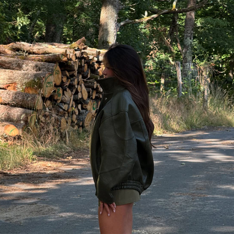 Damen jacke mit lässigem Oversized-Schnitt R&B