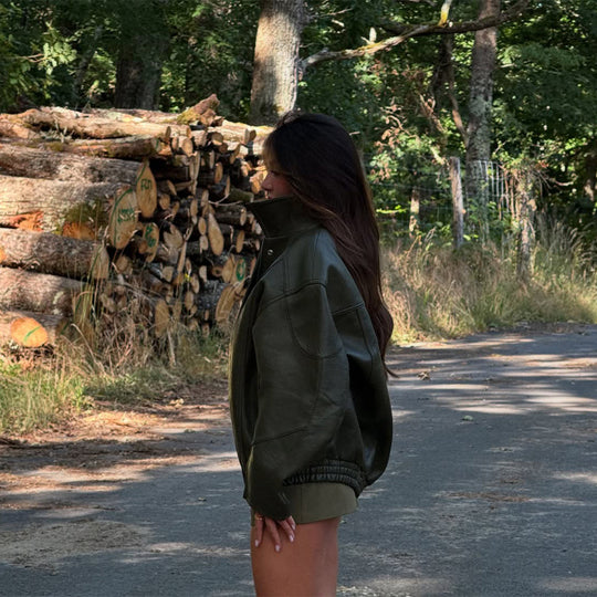 Damen jacke mit lässigem Oversized-Schnitt R&B