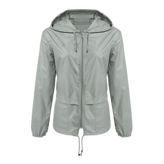 Damen leichte Übergangsjacke mit verstellbarem Kordelzug R&B