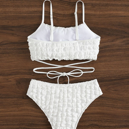 Damen Rüschen Bikini-Set R&B