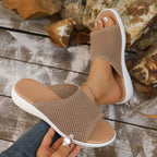 Damen bequeme Freizeitsandalen mit atmungsaktivem Netzdesign R&B