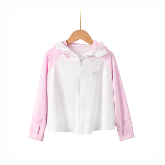 Damen UV-Schutzjacke mit Kapuze und atmungsaktivem Material R&B