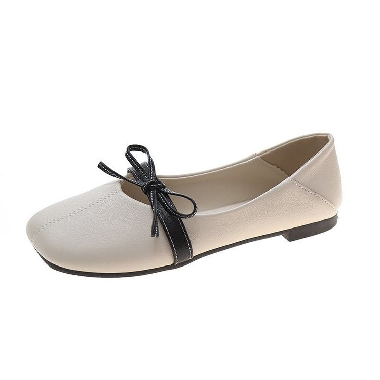 Damen elegante Ballerinas mit dekorativem Schleifenakzent R&B