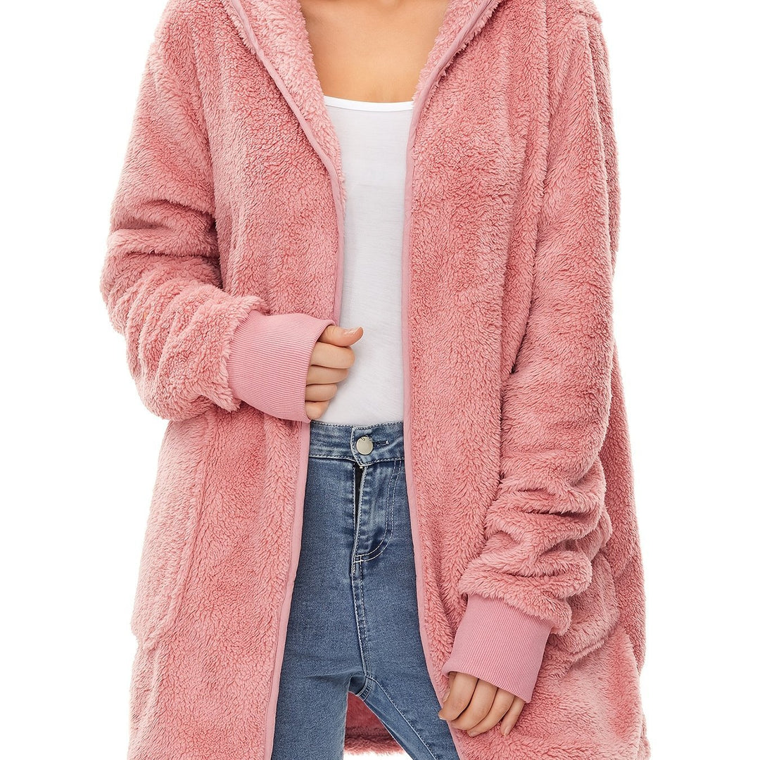 Damen weicher Fleece-Mantels R&B