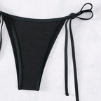 Damen Triangel-Bikini mit verstellbaren Riemen und nahtloser Verarbeitung R&B