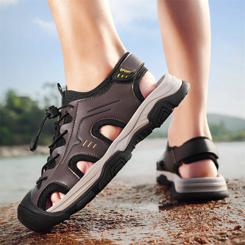 Damen Sportliche und atmungsaktive Wassersandalen mit rutschfester Sohle R&B
