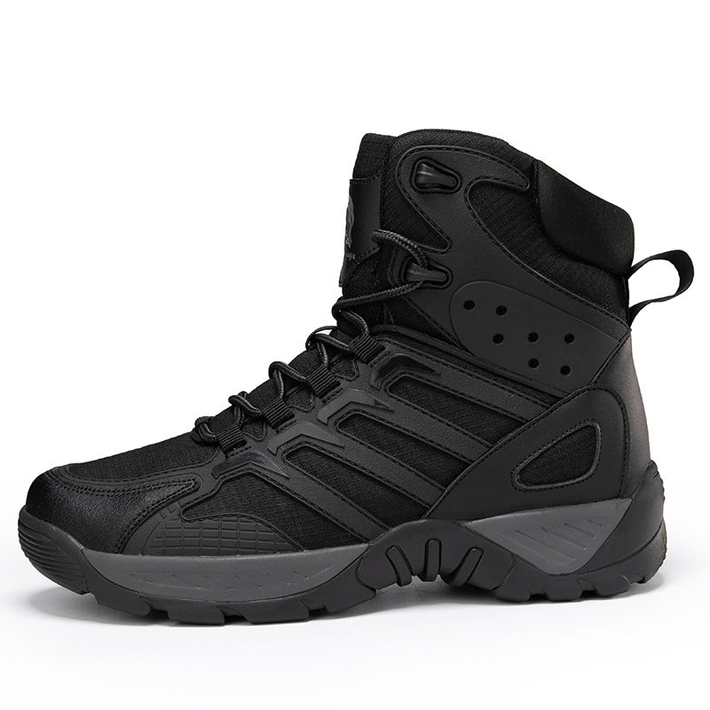 Herren Hochgeschnittene Multifunktionsstiefel mit rutschfester Sohle und atmungsaktivem Obermaterial R&B