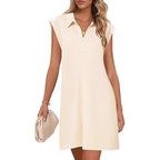Damen Polo-Kleid mit Taschen und modernem Schnitt R&B